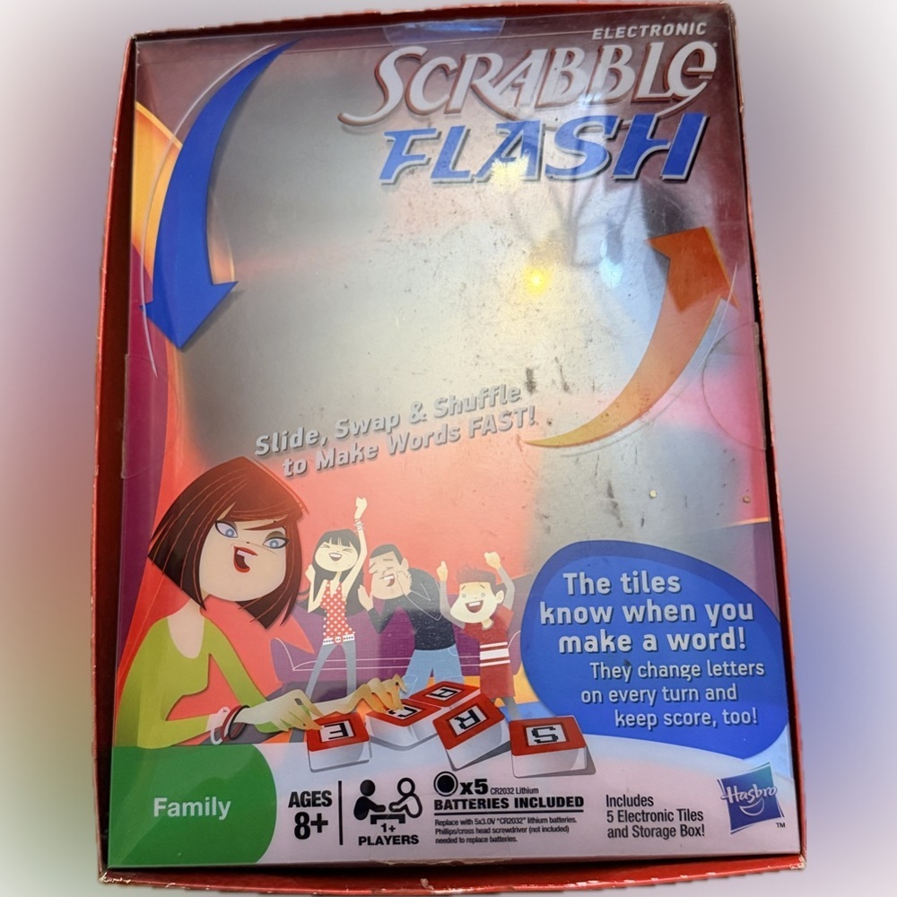 Parker Brothers Scrabble Flash Electronic Family Game
